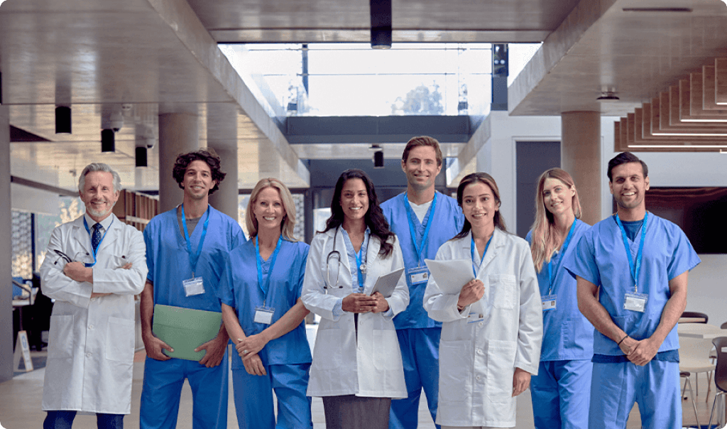 a bunch of doctors